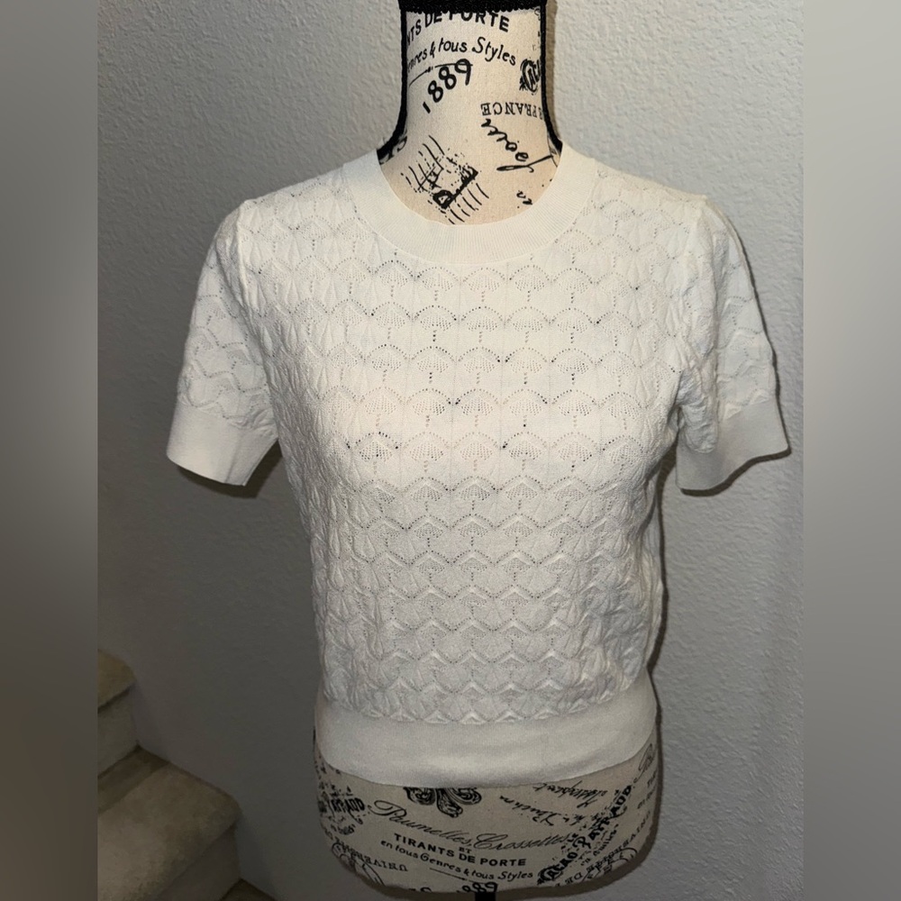 Wilfred Off White Lacey Shirt S